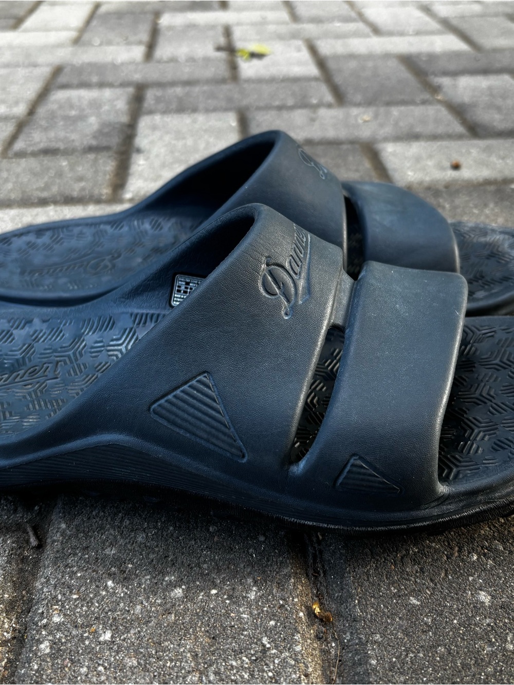 Danner Men's Navy Black Slide Sandals